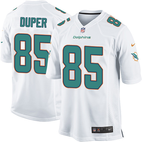 Men's Game Mark Duper Nike Jersey White Road - #85 NFL Miami Dolphins
